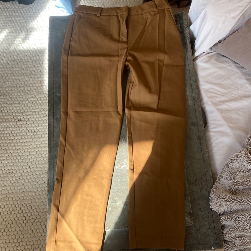 Rachel Zoe Women's Brown Cropped Pants - Picture 6 of 6